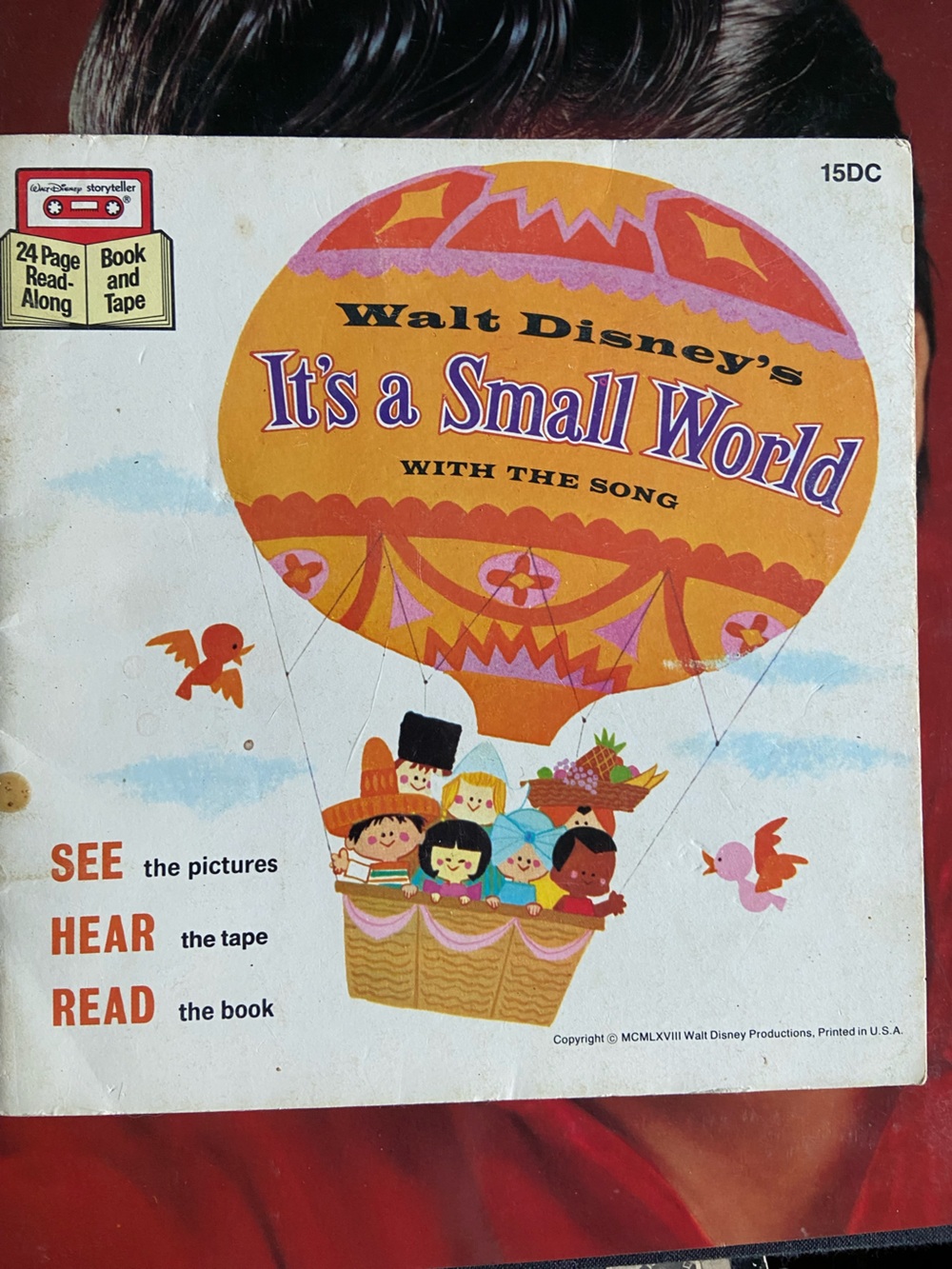 Vintage Walt Disney Disney’s It's a Small World book illustrated illustrations